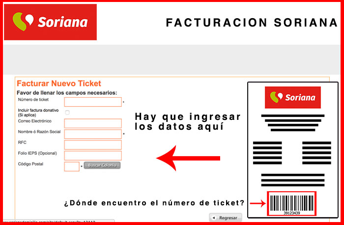 captura de datos soriana