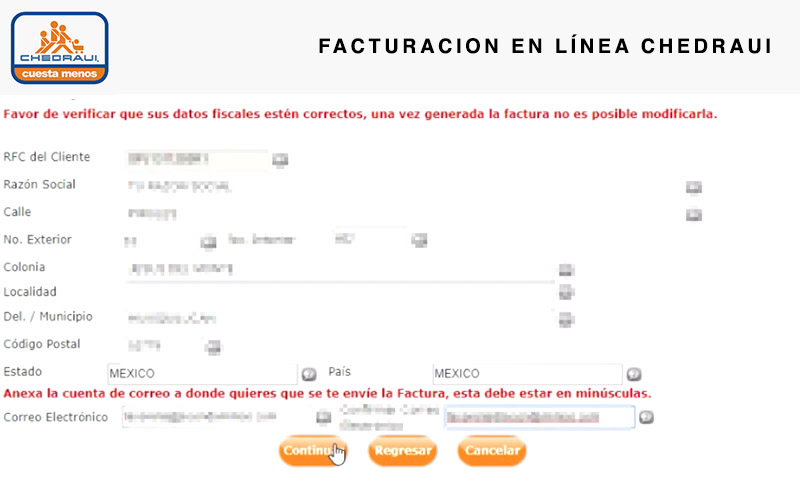 datos fiscales facturacion