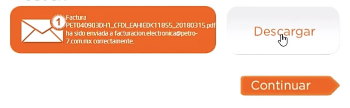 descargar la factura de petro 7