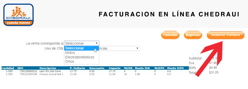 generar factura