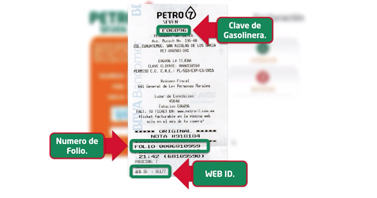 ticket facturacion petro 7