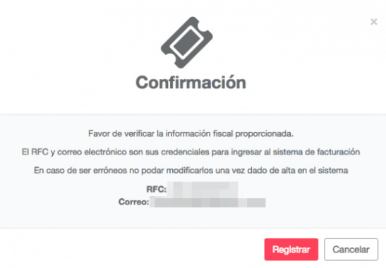 confirmacion rfc email pinfra