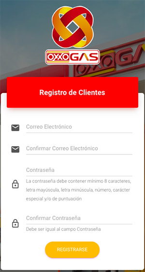 registro en sistema oxxo gas