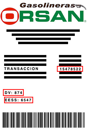ticket gasolineras orsan