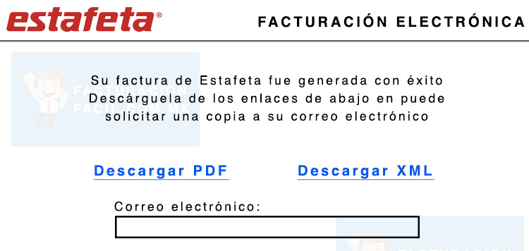 descargar factura estafeta
