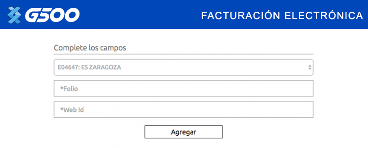 ingresar datos dede ticket para facturar