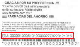 ticket compra farmacias del ahorro