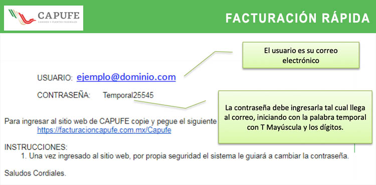 confirmacion de registro capufe